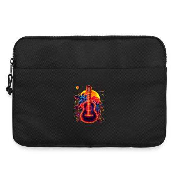 Ukulélé Style des années 90 - Sacoche pour ordinateur portable 15 pouces - noir - Devant