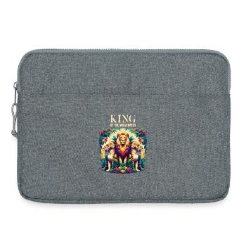 of The Wilderness Savannah Steppe Africa - Laptop bag 15" - heather grey - Front