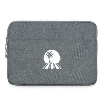 Bowling Grafik - Laptoptasche 15" - Grau meliert - Vorne