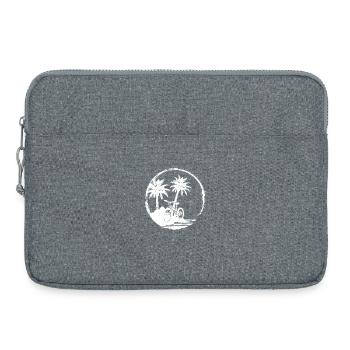 Graphique cycliste - Sacoche pour ordinateur portable 15 pouces - gris chiné - Devant