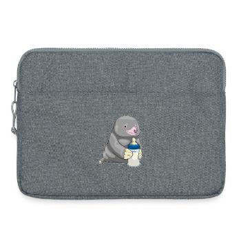 Mole Lait de biberon - Sacoche pour ordinateur portable 15 pouces - gris chiné - Devant