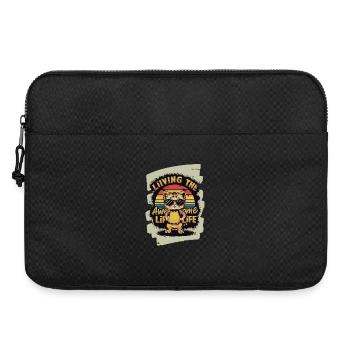 Koala avec lunettes de soleil et texte lifestyle - Sacoche pour ordinateur portable 15 pouces - noir - Devant