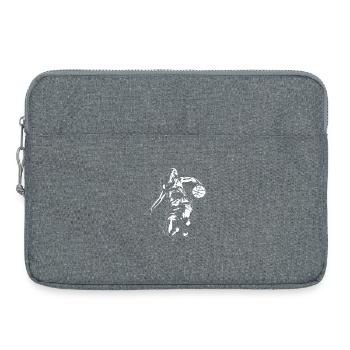 Basketballerin - Laptoptasche 15" - Grau meliert - Vorne