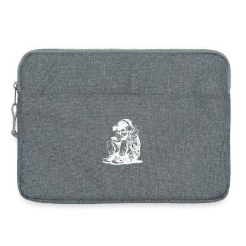 Video Game Lover Drawing - Laptop bag 15" - heather grey - Front