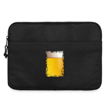 Bier - Laptoptasche 15" - Schwarz - Vorne