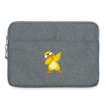 Danse Hip Hop Canard - Sacoche pour ordinateur portable 15 pouces - gris chiné - Devant