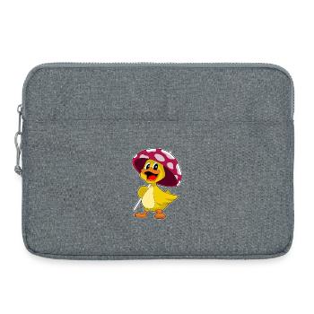 Parapluie de canard - Sacoche pour ordinateur portable 15 pouces - gris chiné - Devant