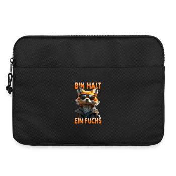 Fuchs Spruch Bin Halt Ein Fuchs Schlaue Füchse - Laptoptasche 15" - Schwarz - Vorne