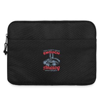 You Can't Have Enough Analog Stuff - Laptoptasche 15" - Schwarz - Vorne