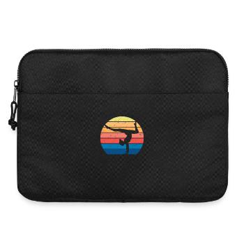 Gymnaste Gymnastique Club de gymnastique Gymnastique Gymnastique - Sacoche pour ordinateur portable 15 pouces - noir - Devant
