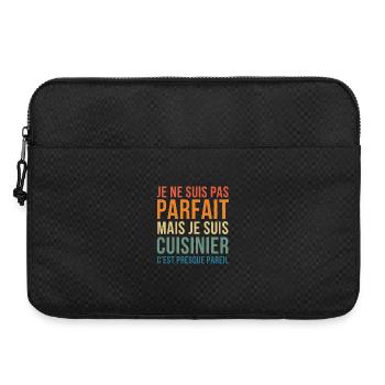 Un cuisinier parfait - Sacoche pour ordinateur portable 15 pouces - noir - Devant