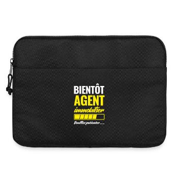 Soon Real Estate Agent please wait - Laptop bag 15" - black - Front