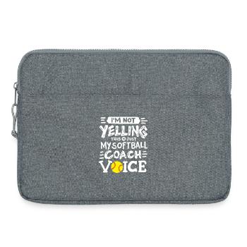 Softball Trainer - Laptoptasche 15" - Grau meliert - Vorne