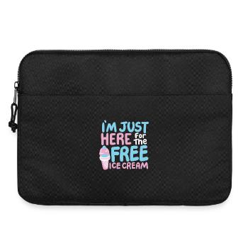 Eiscreme Eisliebhaber - Laptoptasche 15" - Schwarz - Vorne