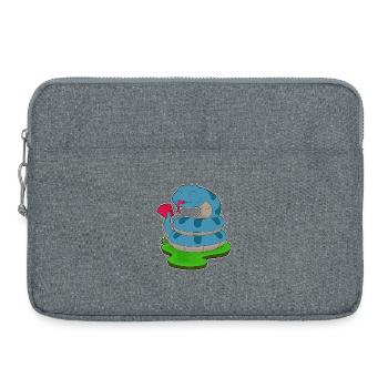Jeu de cartes Snake Poker Poker - Sacoche pour ordinateur portable 15 pouces - gris chiné - Devant