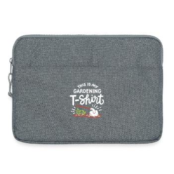 Gartenarbeit Gärtner - Laptoptasche 15" - Grau meliert - Vorne