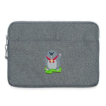 Mole Medal - Laptop bag 15" - heather grey - Front