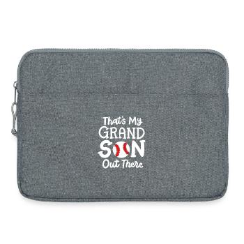 Baseball Baseballspieler - Laptoptasche 15" - Grau meliert - Vorne