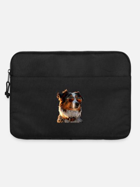Berger australien chien amoureux Mignon Aussie - Sacoche pour ordinateur portable 15 pouces - noir