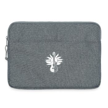 Ukulele Skizze - Laptoptasche 15" - Grau meliert - Vorne