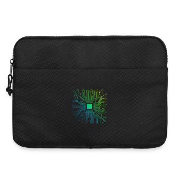 Colorful Computer Circuit Board Tech Electronic - Laptop bag 15" - black - Front