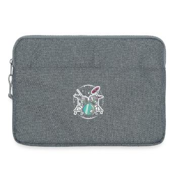 Graphiques de batterie - Sacoche pour ordinateur portable 15 pouces - gris chiné - Devant