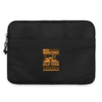 Eisenbahner Opa - Laptoptasche 15" - Schwarz - Vorne
