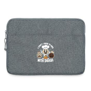 Chef avec joie de la pâte - Sacoche pour ordinateur portable 15 pouces - gris chiné - Devant