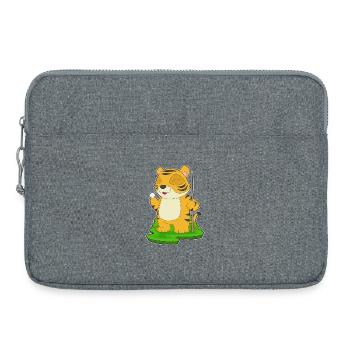 Tiger Billiard Queue - Laptoptasche 15" - Grau meliert - Vorne