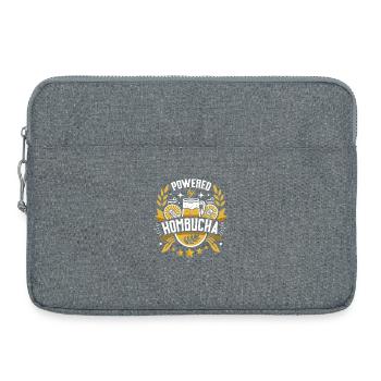 Kombucha Kraft Emblem - Laptop bag 15" - heather grey - Front