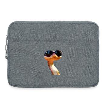 Serpent Python Cobra Mamba Serpent à sonnettes Serpent - Sacoche pour ordinateur portable 15 pouces - gris chiné - Devant