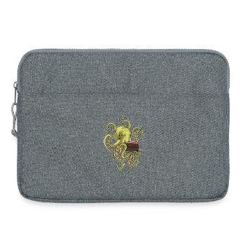 Gâteau de poulpe - Sacoche pour ordinateur portable 15 pouces - gris chiné - Devant