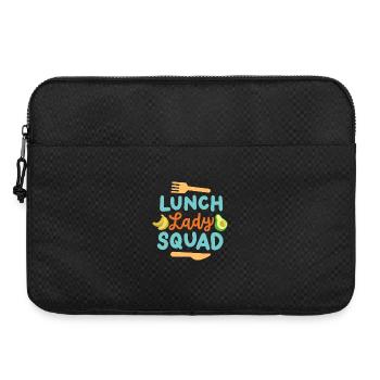 Mittagessen Schule Cafeteria Crew - Laptoptasche 15" - Schwarz - Vorne
