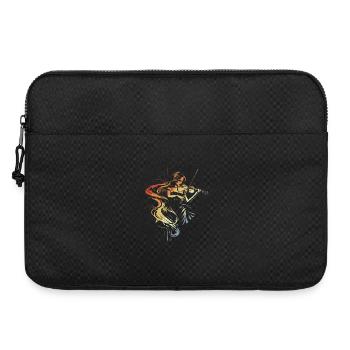 Violine Mädchen - Laptoptasche 15" - Schwarz - Vorne