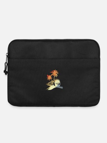 Eisenbahn Porträt - Laptoptasche 15" - Schwarz