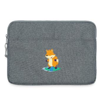 Été de surf Fox Surf - Sacoche pour ordinateur portable 15 pouces - gris chiné - Devant