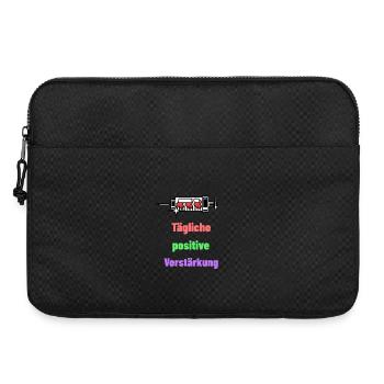 Daily positive reinforcement - Laptop bag 15" - black - Front
