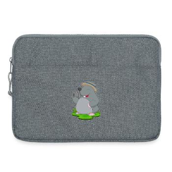 Mole Photographer Camera - Laptop bag 15" - heather grey - Front