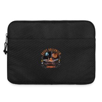 Spooky Halloween Bath Scene - Laptop bag 15" - black - Front