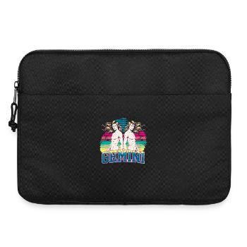 Gemini Horoscope Astrology Twins Sign Vintage. - Laptop bag 15" - black - Front