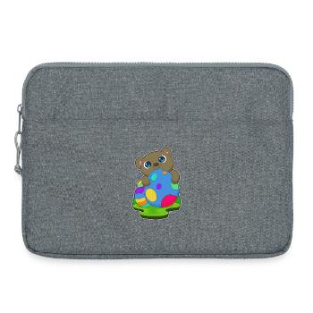 Œufs de Pâques Bear Easter - Sacoche pour ordinateur portable 15 pouces - gris chiné - Devant