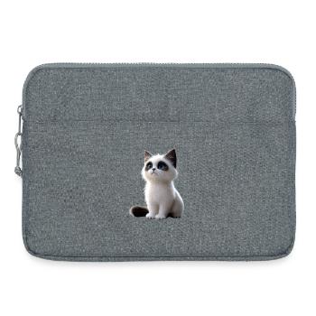 Ragdoll Katze Ragdollkatze Cat Süße Ragdoll Katzen - Laptoptasche 15" - Grau meliert - Vorne