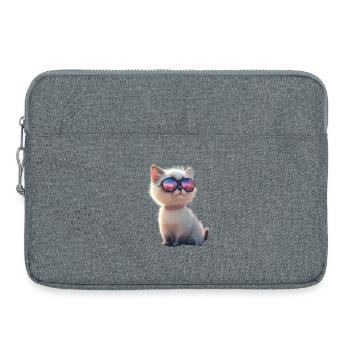 Ragdoll Katze Ragdollkatze Cat Süße Ragdoll Katzen - Laptoptasche 15" - Grau meliert - Vorne