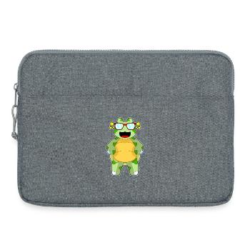 Lunettes de soleil tortue - Sacoche pour ordinateur portable 15 pouces - gris chiné - Devant