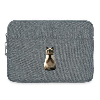 Birma Katze Heilige Birmakatze Süße Birma Katzen - Laptoptasche 15" - Grau meliert - Vorne