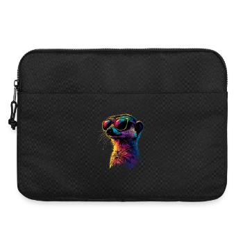 Meerkat Sunglasses Colorful Cute Meerkat - Laptop bag 15" - black - Front