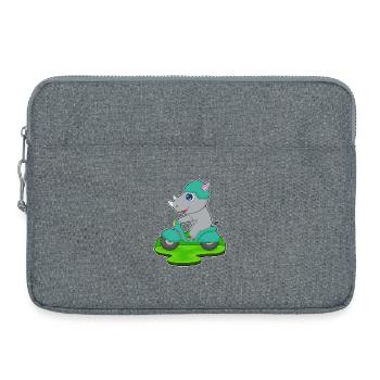 Trottinette Rhino - Sacoche pour ordinateur portable 15 pouces - gris chiné - Devant