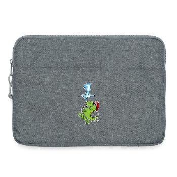 Number 1 - Laptop bag 15" - heather grey - Front