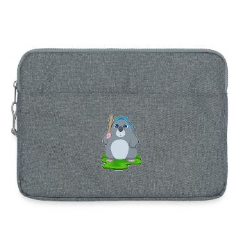 Taupe Baseball Batte de Baseball - Sacoche pour ordinateur portable 15 pouces - gris chiné - Devant