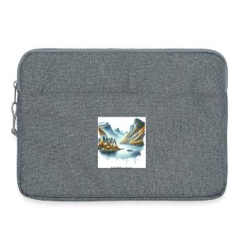 Sognefjord Autumn Scandinavia Norway Natural Wound - Laptop bag 15" - heather grey - Front